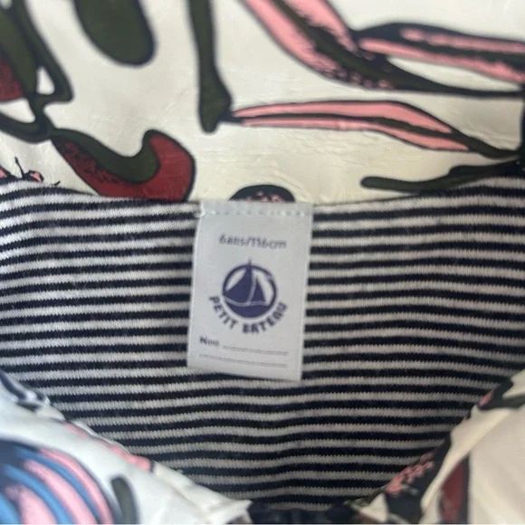 Petit Bateau Flower Print Raincoat Jacket - Picture 12 of 12